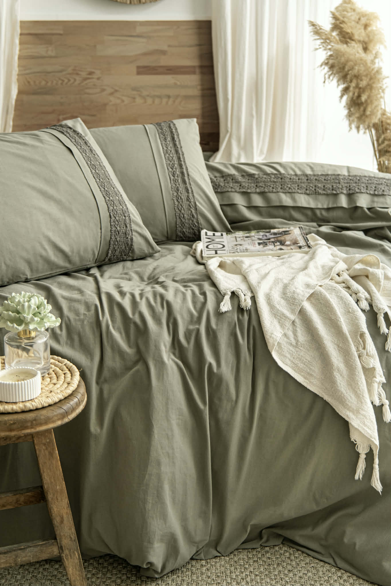 "FREYA" Bed Linen Full Set (Queen)